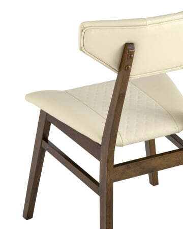 Стул обеденный TOR кремовый ПУ 4 шт, (Стул кухонный Tor кремовый)