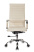 Кресло руководителя CH-883 слоновая кость эко.кожа крестов. металл хром (Слоновая кость)