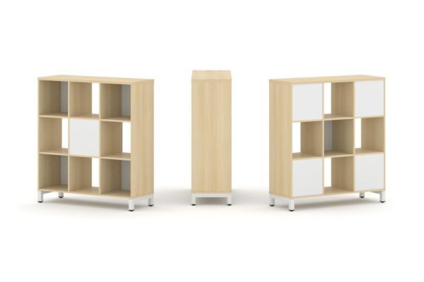 Набор стеллажа 2-х сторонний, 3 яруса SN.NSD-331 (1121х400х1248) (Акация Лорка/Белый/Металл Белый) Набор стеллажа 2-х сторонний, 3 яруса SN.NSD-331 (1121х400х1248) (Акация Лорка/Белый/Металл Белый)