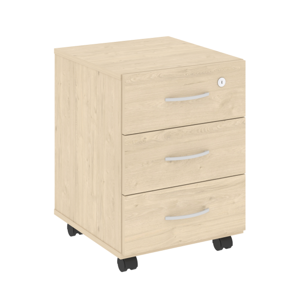 Тумба подкатная 3 ящ. Nova S В.ТМ3 407x439x556 (Бук Артизан) Тумба подкатная 3 ящ. Nova S В.ТМ3 407x439x556 (Бук Артизан)