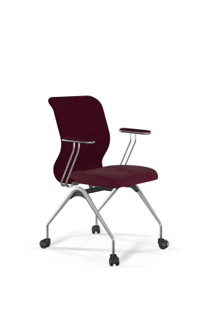 Кресло для руководителя Метта Sit 8 Mr4-4T - Vivaldi /Uh00/Wh12/T4mV-c(F53.W02) (Сливовый)
