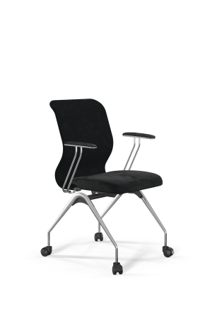 Кресло для руководителя Метта Sit 8 Mr4-4T - Vivaldi /Uh00/Wh12/T4mV-c(F53.W02) (Черный)