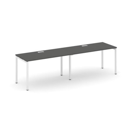 Рабочая станция 1 сторонняя SN-4P.ORS-024 (3160х800х750) (Антрацит/Металл Белый)