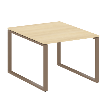Переговорный стол 1 столешница Metal System Style БО.ПРГ-1.1 1000x1235x750 (Акация/Мокко металл)
