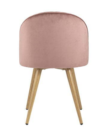 Стул Лион Страйпс велюр розовый (Стул Лион розовый)