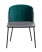 Стул Дабл велюр серый с изумрудной вставкой (Стул Дабл изумрудный) Стул Дабл велюр серый с изумрудной вставкой (Стул Дабл изумрудный)