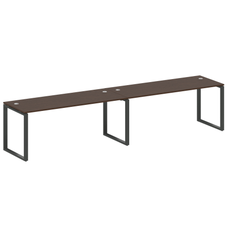 Рабочая станция Metal System Style БО.СМ-2.5 3600x720x750 (Венге Цаво/Антрацит металл)