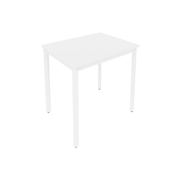 Стол письменный на металлокаркасе Slim С.СП-2.1 780x600x750 (Белый/Белый металл)