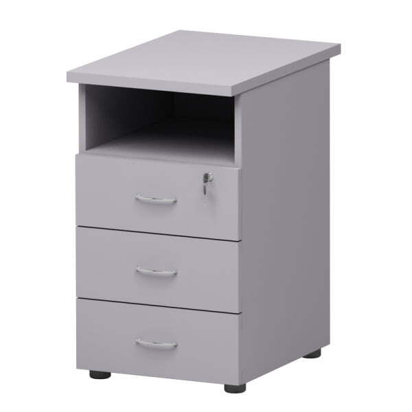 Тумба (стационарная с замком) Этюд Р20.18 432x600x750 (Серый) Тумба (стационарная с замком) Этюд Р20.18 432x600x750 (Серый)