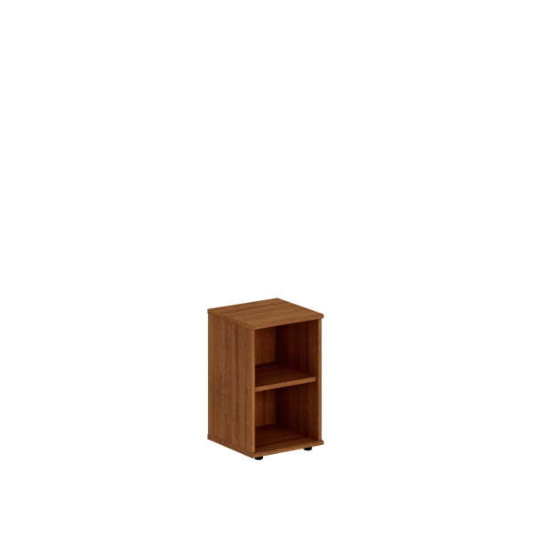 Стеллаж низкий узкий Престиж Исп.01 470x460x750 (Темный орех)
