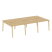 Рабочая станция на деревянных опорах Onix Wood OW.D.RS-6.1.8 2940x1635x750 (Тиквуд Темный/Дуб Темный) Рабочая станция на деревянных опорах Onix Wood OW.D.RS-6.1.8 2940x1635x750 (Тиквуд Темный/Дуб Темный)