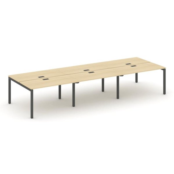 Рабочая станция 2-х сторонняя SN-5P.DRS-082 (3540х1632х750) (Акация Лорка/Металл Антрацит)