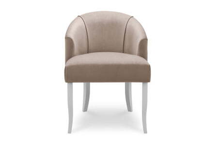 Стул-кресло Nikole (590x670x820) Кремовый (Кремовый)