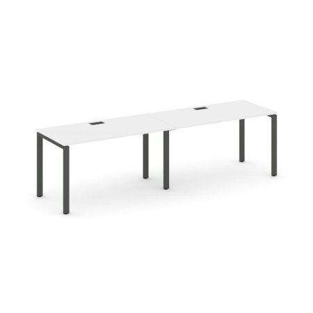 Рабочая станция 1 сторонняя SN-6P.ORS-014 (3160х700х750) (Белый/Металл Антрацит)