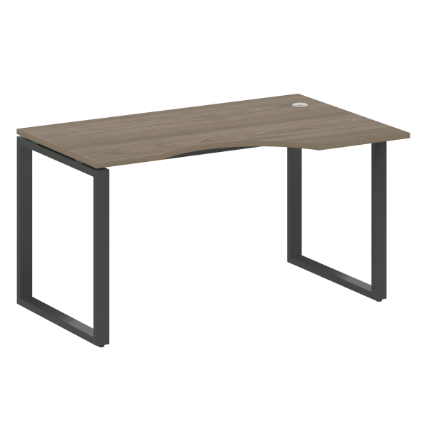Стол криволинейный правый Metal System Style БО.СА-2 Пр 1400x900x750 (Вяз/Антрацит металл) Стол криволинейный правый Metal System Style БО.СА-2 Пр 1400x900x750 (Вяз/Антрацит металл)