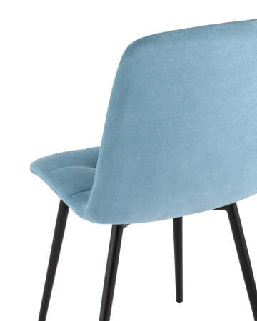 Стул Oliver велюр пыльно-голубой (Стул Oliver пыльно-голубой)
