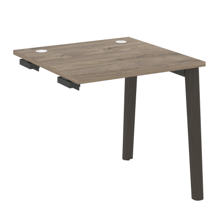 Стол-приставка к опорным элементам на деревянных опорах Onix Wood OW.SPR-0.8 780x800x750 (Тиквуд Темный/Дуб Темный)