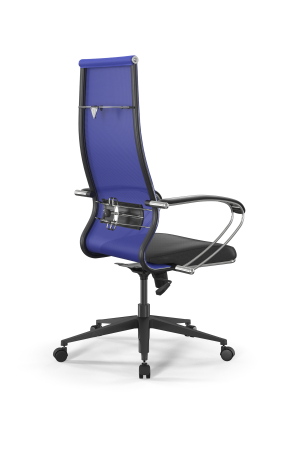 Кресло для руководителя Метта Sit 10 B1-163K - T+Extra /Km00/Wm12/K1cL(M09.B11.G19.W02) (Васильковый | Черный)