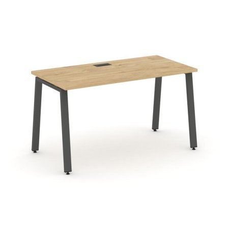 Стол письменный SN-6A.SP-022 (1180х800х750) (Тиквуд Светлый/Металл Антрацит)