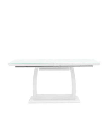 Стол обеденный Орлеан раскладной 160-215*90 глянцевый белый (Стол обеденный Орлеан белый)