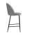 Стул полубарный Логан велюр серый (Стул полубарный Логан серый)