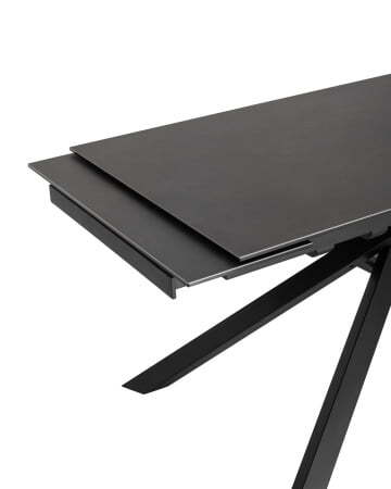 Стол обеденный Альянс раскладной 140-200*90 керамика (Стол обеденный Альянс черный)