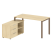 Рабочая станция с опорной тумбой левая Metal System Style БП.РС-СТС-2.3 Л 1500x1520x750 (Дуб Наварра/Серый металл) Рабочая станция с опорной тумбой левая Metal System Style БП.РС-СТС-2.3 Л 1500x1520x750 (Дуб Наварра/Серый металл)