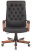 Кресло руководителя T-9928WALNUT/ECO черный эко.кожа крестов. металл/дерево (Черный)