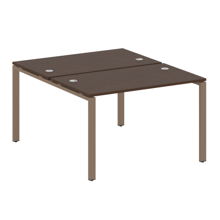Рабочая станция Metal System Style БП.РАС-СП-2.2 1200x1475x750 (Венге Цаво/Мокко металл)