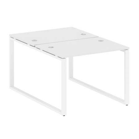 Рабочая станция Metal System Style БО.РАС-СП-2.1 1000x1475x750 (Белый/Белый металл)