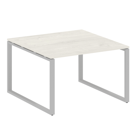 Переговорный стол 1 столешница Metal System Style БО.ПРГ-1.2 1200x1235x750 (Дуб Наварра/Серый металл)