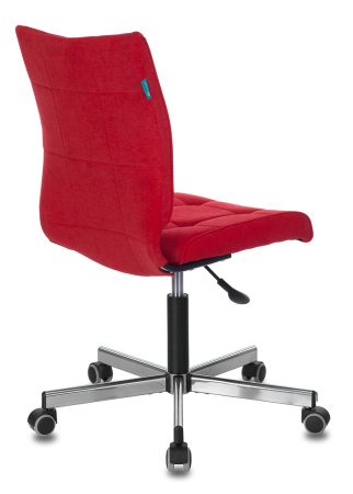 Кресло CH-330M красный Velvet 88 крестов. металл хром (Красный) Кресло CH-330M красный Velvet 88 крестов. металл хром (Красный)