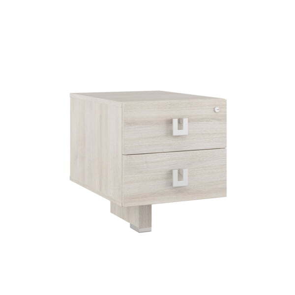 Тумба подвесная с 2 ящиками в каби руководителя SOL297301 420x570x530 (Дуб светлый Solid)