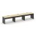 Рабочая станция 1 сторонняя SN-D.ORS-031 (2940х600х750) (Тиквуд Светлый/Антрацит) Рабочая станция 1 сторонняя SN-D.ORS-031 (2940х600х750) (Тиквуд Светлый/Антрацит)