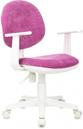 Кресло детское CH-W356AXSN малиновый Light-15 крестов. пластик пластик белый (Малиновый) Кресло детское CH-W356AXSN малиновый Light-15 крестов. пластик пластик белый (Малиновый)