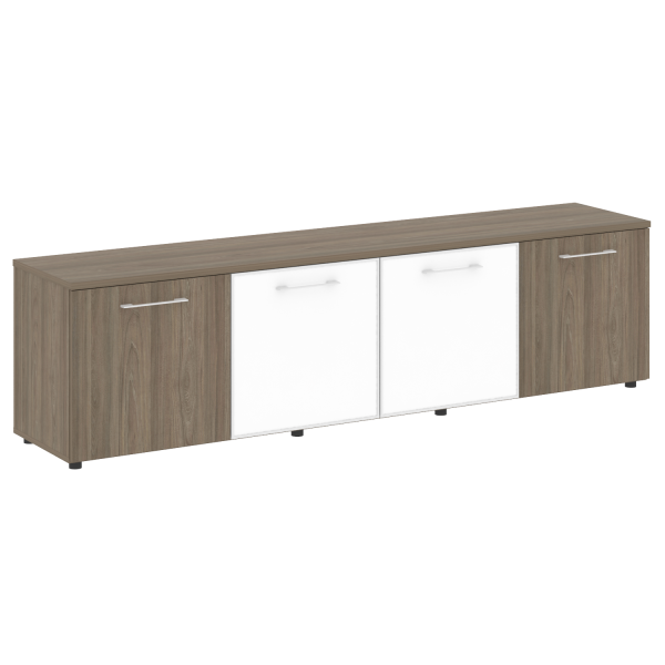 Тумба модульная белые двери LT.TS 4.5 2200x450x580 (Вяз Благородный)