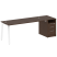 Рабочая станция Metal System Style БА.РС-СТП-1.5 2212x720x750 (Дуб Наварра/Серый металл) Рабочая станция Metal System Style БА.РС-СТП-1.5 2212x720x750 (Дуб Наварра/Серый металл)