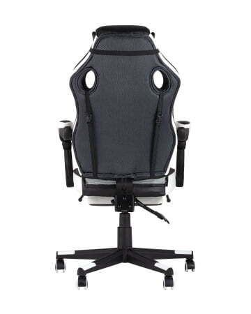 Кресло игровое TopChairs Virage черно-белое (Геймерское кресло Virage черно-белый) Кресло игровое TopChairs Virage черно-белое (Геймерское кресло Virage черно-белый)