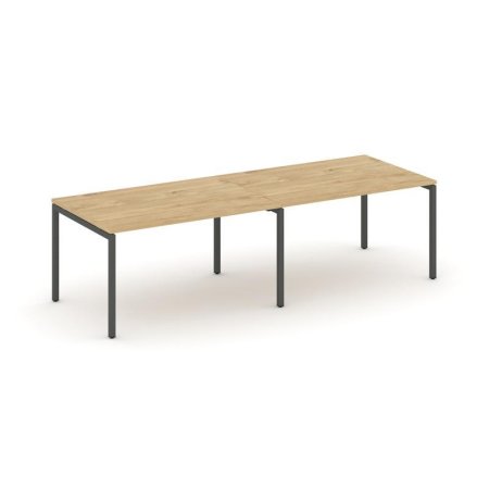 Стол переговорный SN-4P.SPRG-013.3 (2760х980х750) (Тиквуд Светлый/Металл Антрацит)
