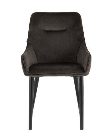 Стул Джоан велюр тёмно-коричневый (Стул Джоан темно-коричневый)
