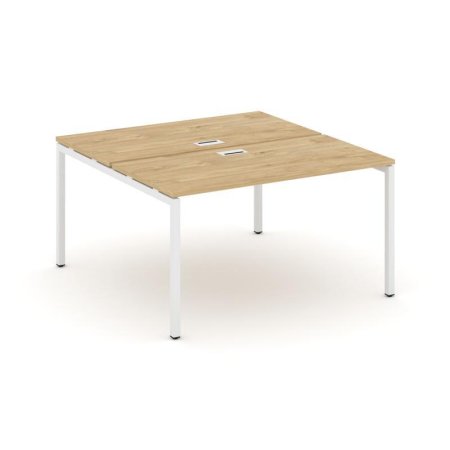 Рабочая станция 2-х сторонняя SN-4P.DRS-001 (980х1232х750) (Тиквуд Светлый/Металл Белый)