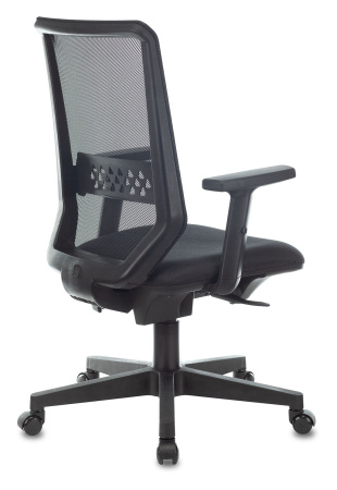 Кресло MC-611N черный TW-01 38-418 сетка/ткань крестов. пластик (Черный) Кресло MC-611N черный TW-01 38-418 сетка/ткань крестов. пластик (Черный)