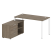 Рабочая станция с опорной тумбой левая Metal System Style БП.РС-СТС-2.3 Л 1500x1520x750 (Дуб Наварра/Серый металл) Рабочая станция с опорной тумбой левая Metal System Style БП.РС-СТС-2.3 Л 1500x1520x750 (Дуб Наварра/Серый металл)