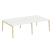 Рабочая станция на деревянных опорах Onix Wood OW.D.RS-4.3.8 2760x1635x750 (Тиквуд Светлый/Дуб Темный) Рабочая станция на деревянных опорах Onix Wood OW.D.RS-4.3.8 2760x1635x750 (Тиквуд Светлый/Дуб Темный)