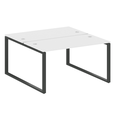 Рабочая станция Metal System Style БО.РАС-СП-2.3 1400x1475x750 (Белый/Антрацит металл)
