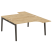 Рабочая станция на деревянных опорах Onix Wood OW.D.SA-4 1580x2395x750 (Тиквуд Светлый/Дуб Темный) Рабочая станция на деревянных опорах Onix Wood OW.D.SA-4 1580x2395x750 (Тиквуд Светлый/Дуб Темный)