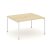Стол переговорный SN-4P.SPRG-032 (1180х1180х750) (Тиквуд Светлый/Металл Антрацит) Стол переговорный SN-4P.SPRG-032 (1180х1180х750) (Тиквуд Светлый/Металл Антрацит)