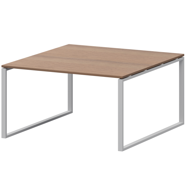 Стол переговорный на металлокаркасе Арго-М АМП.О-003.123 1400x1236x760 (Орех/Белый)