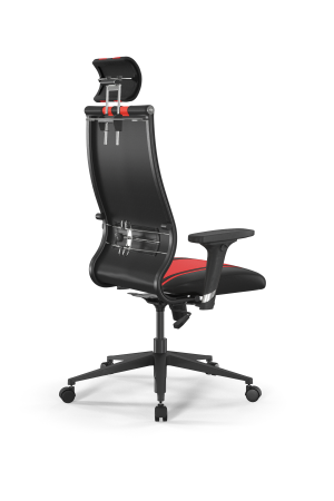 Кресло для руководителя Метта Sit 10 B2-187D - Extra /Kb40/Wh40/D02P/H3mL-G-2D(M09.B11.G19.W02) (Красный | Черный) Кресло для руководителя Метта Sit 10 B2-187D - Extra /Kb40/Wh40/D02P/H3mL-G-2D(M09.B11.G19.W02) (Красный | Черный)