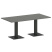 Стол прямоугольный VR.SP-5-180.2 1800x900x750 (Серый/Белый Металл)